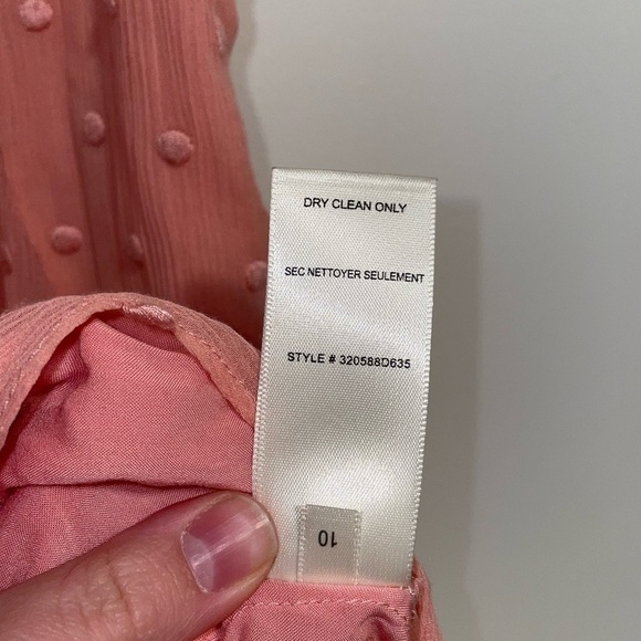 REBECCA TAYLOR Dot Embroidered Crinkle Chiffon Maxi Sundress - Picture 13 of 15